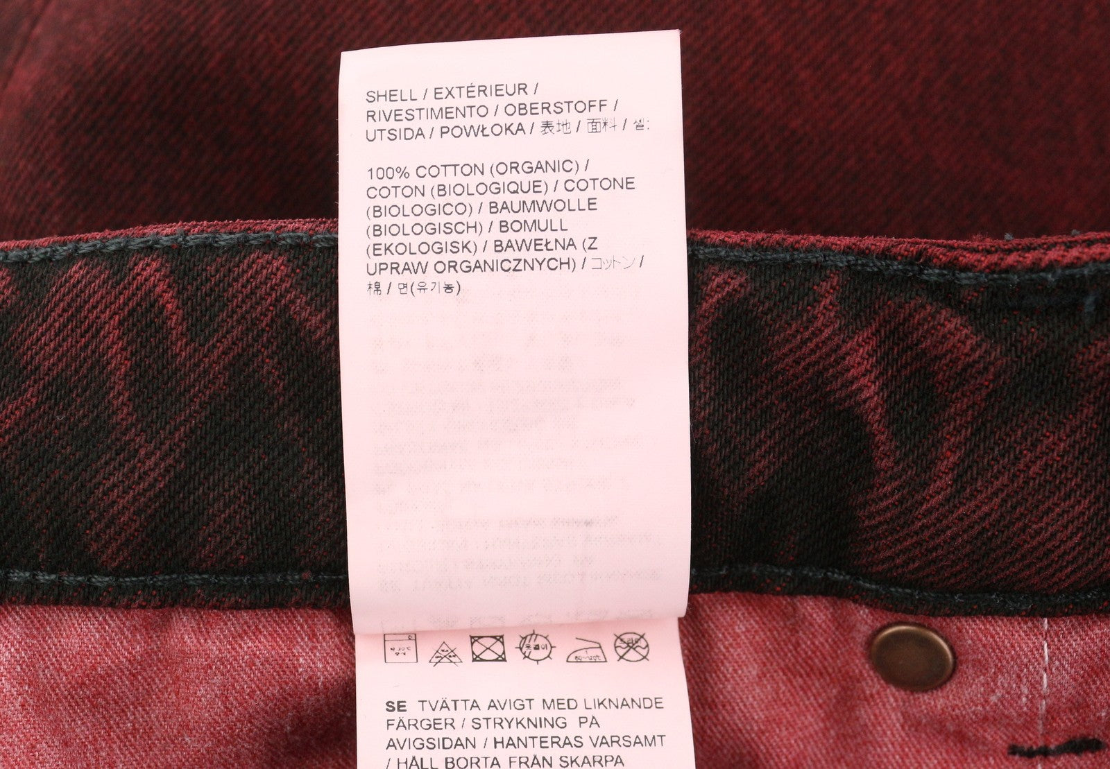 EYTYS Cyrus Sumac Easy Bootcut Men Jeans W31/L32 Burgundy Unisex RRP370