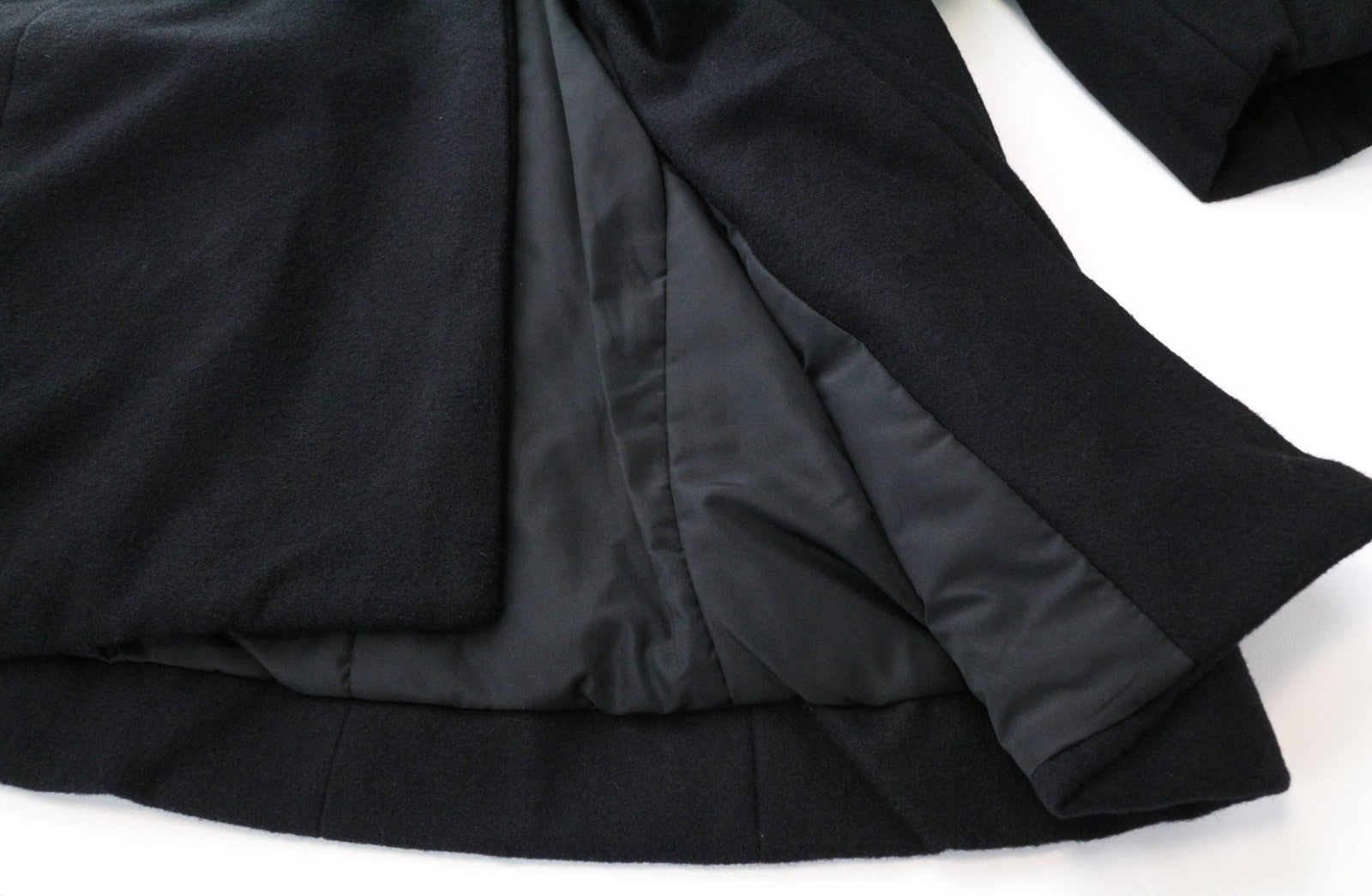 TUCANO URBANO New Carmen Women Coat IT38 M Black Wool Blend Lined Motorbike
