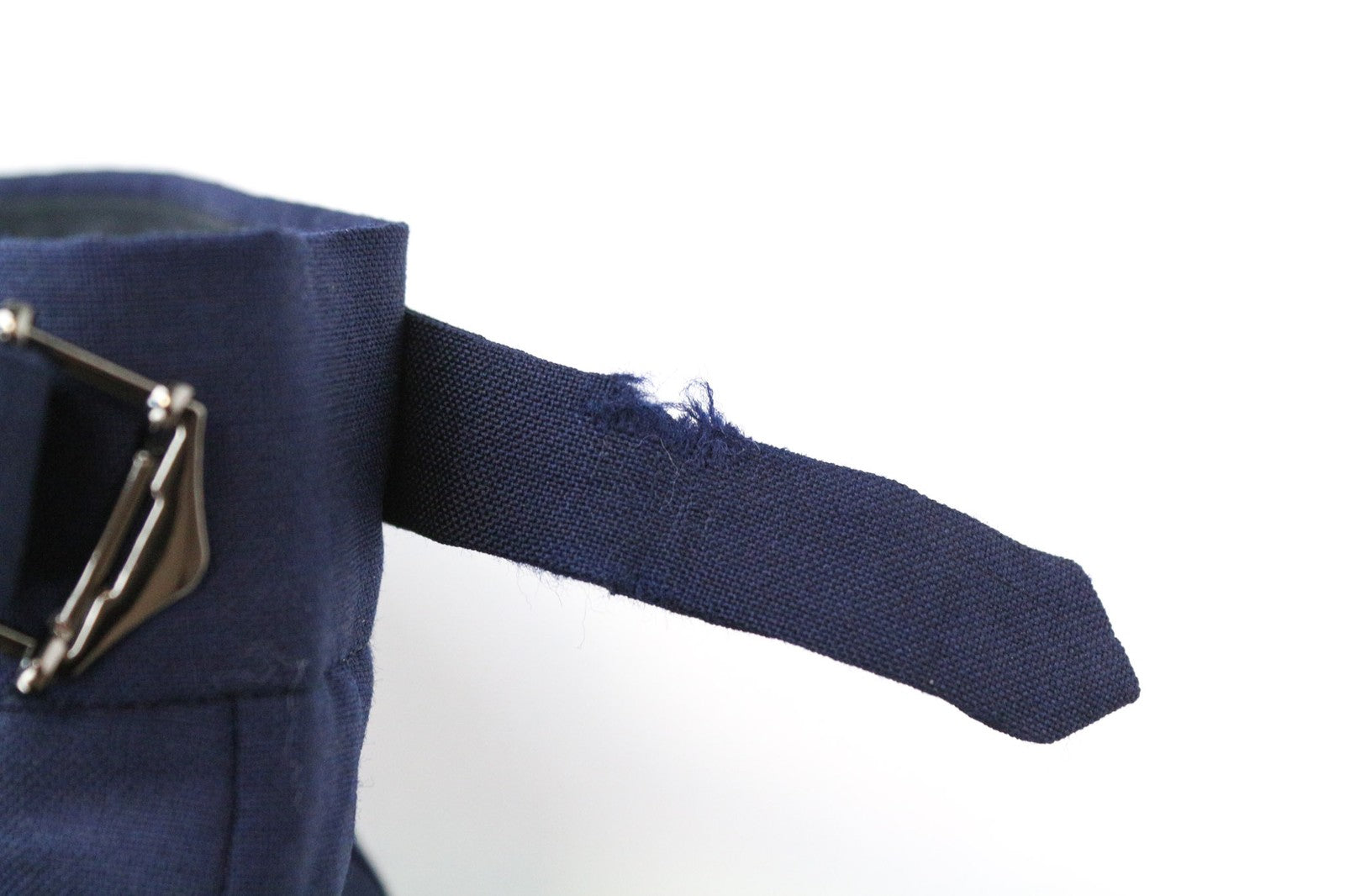 SUITSUPPLY Brescia Men Trousers UK42R Navy Formal Slim Pure Wool Flat-Front