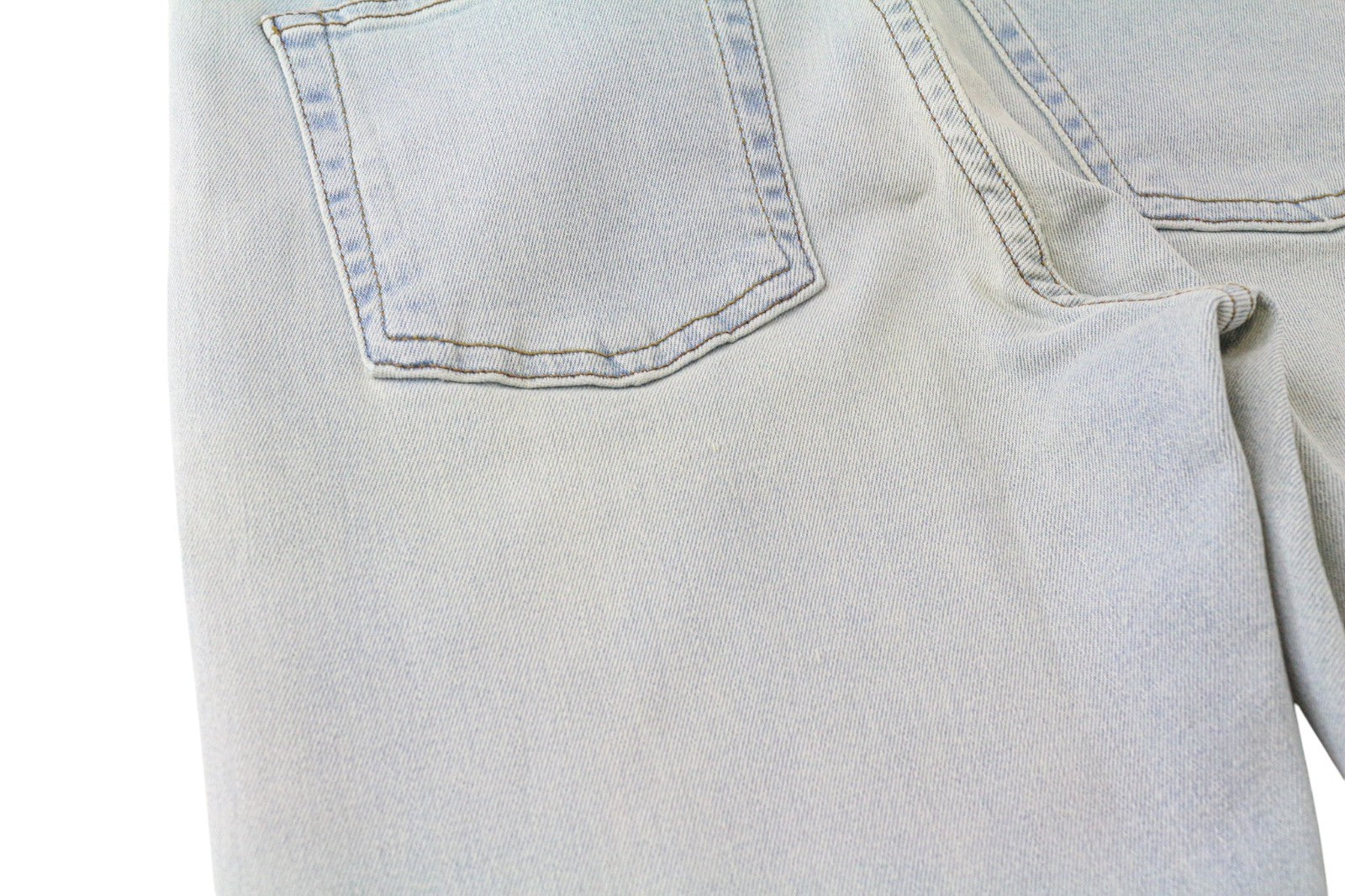 ACNE STUDIOS Climb Women Jeans W26/L32 Light Blue Skinny Fit Stretch Zippered