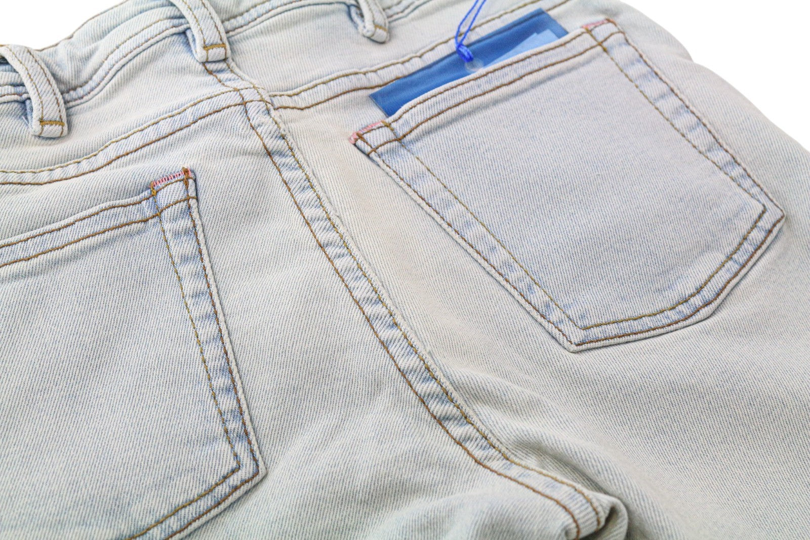 ACNE STUDIOS Climb Women Jeans W24/L32 Light Blue Skinny Zip Bla Konst Stretch