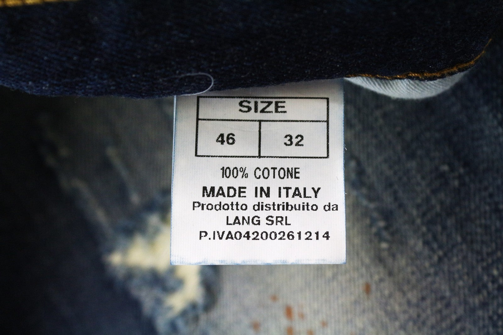 TAKESHY KUROSAWA TK08 Bart Patt Men Jeans W32 Blue Distress Skinny Non-Stretch