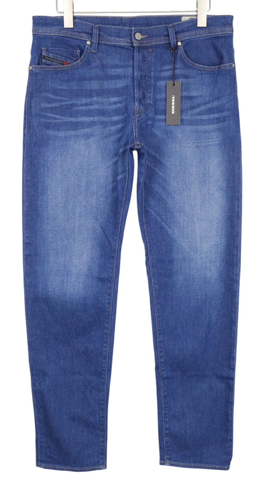 DIESEL Thytan 084RM Men Jeans W32/L32 Blue Comfort-Straight Stretch Buttoned