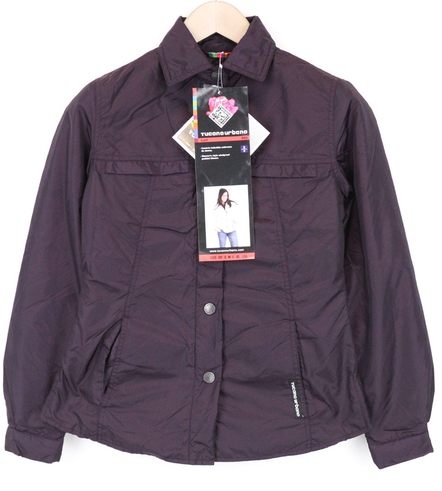 TUCANO URBANO Lori Women Jacket 2XS Blackberry Breathable Windproof Motorcycle