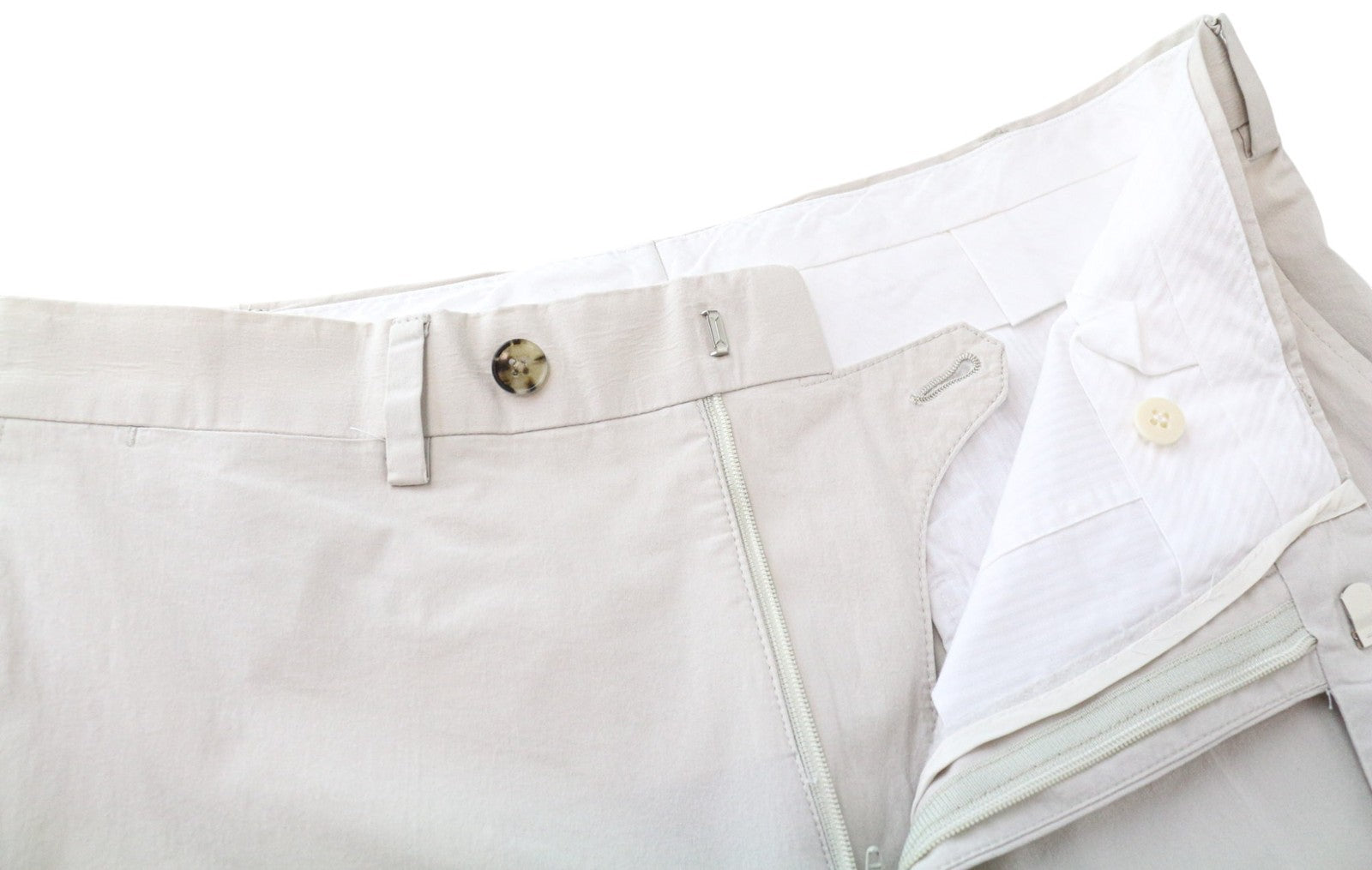 SUITSUPPLY Lazio Patch Unconstructed Men Suit UK36R Beige Slim 2-Piece Cotton