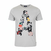 SCOTCH & SODA Ams Blauw Men T-Shirt M Grey Pure Cotton Short Sleeve Pullover
