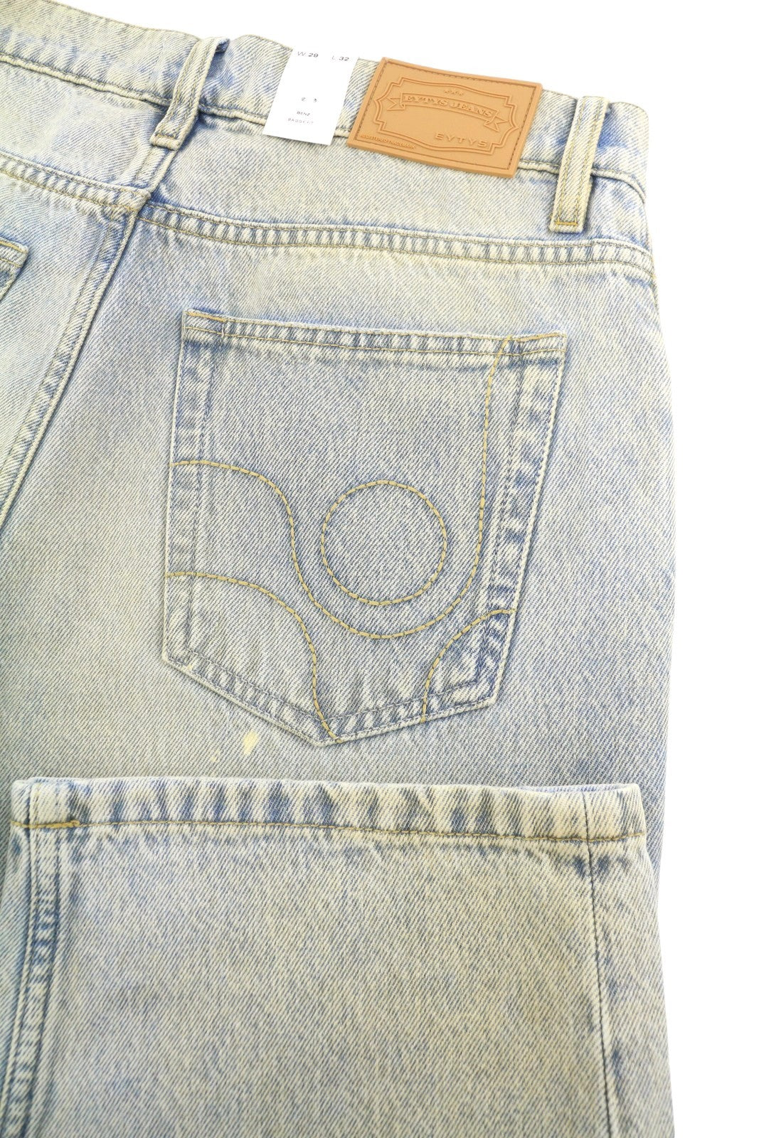 EYTYS Benz Bronze Baggy Fit Women's Jeans W29/L32 Blue Faded Aged Unisex RRP370