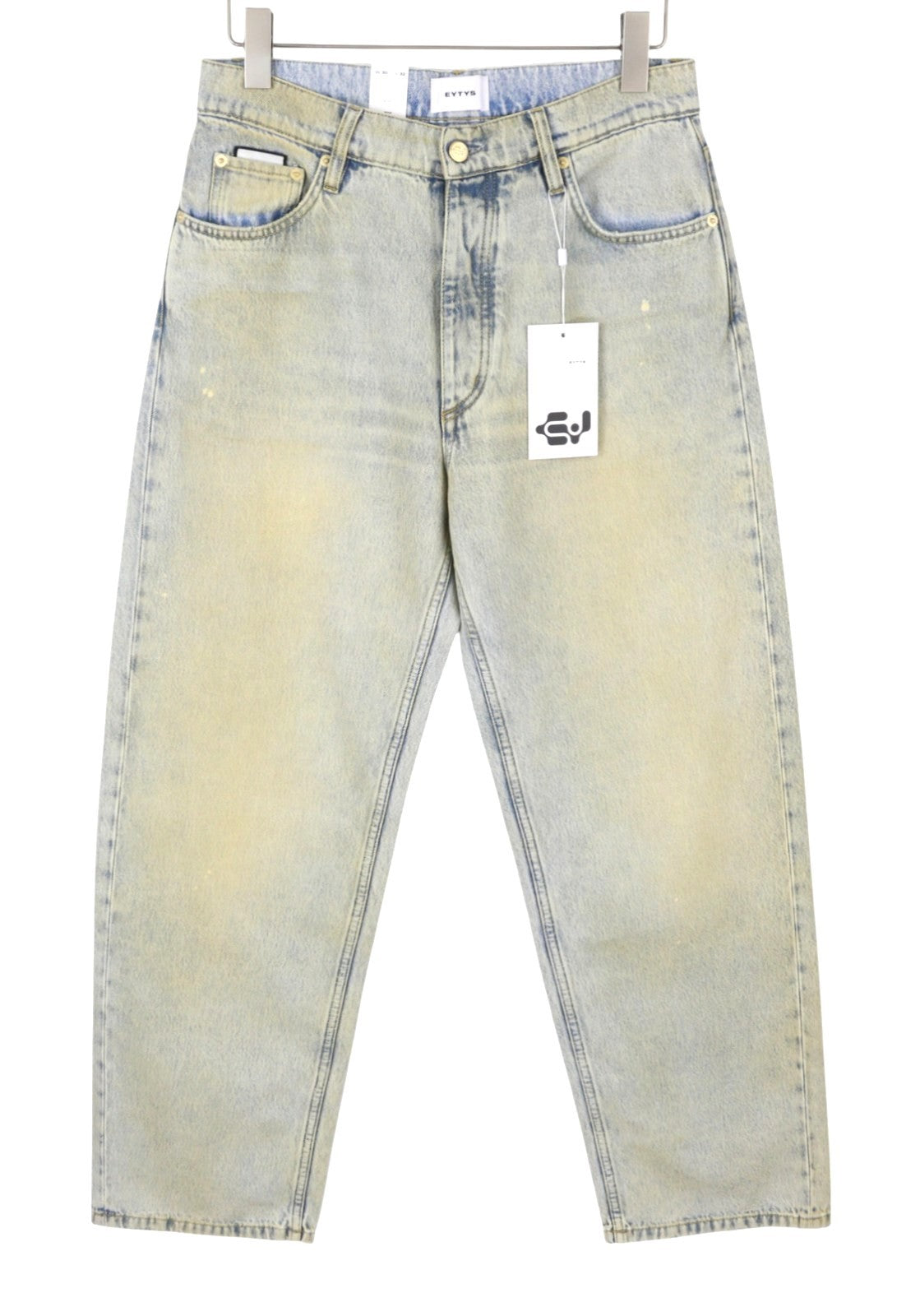 EYTYS Benz Bronze Baggy Fit Women's Jeans W30/L32 Blue Faded Aged Unisex RRP370