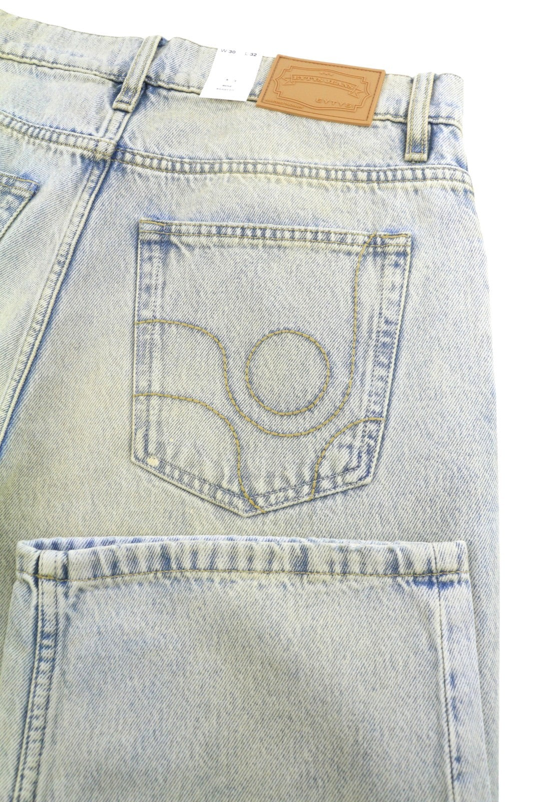 EYTYS Benz Bronze Baggy Fit Women's Jeans W30/L32 Blue Faded Aged Unisex RRP370