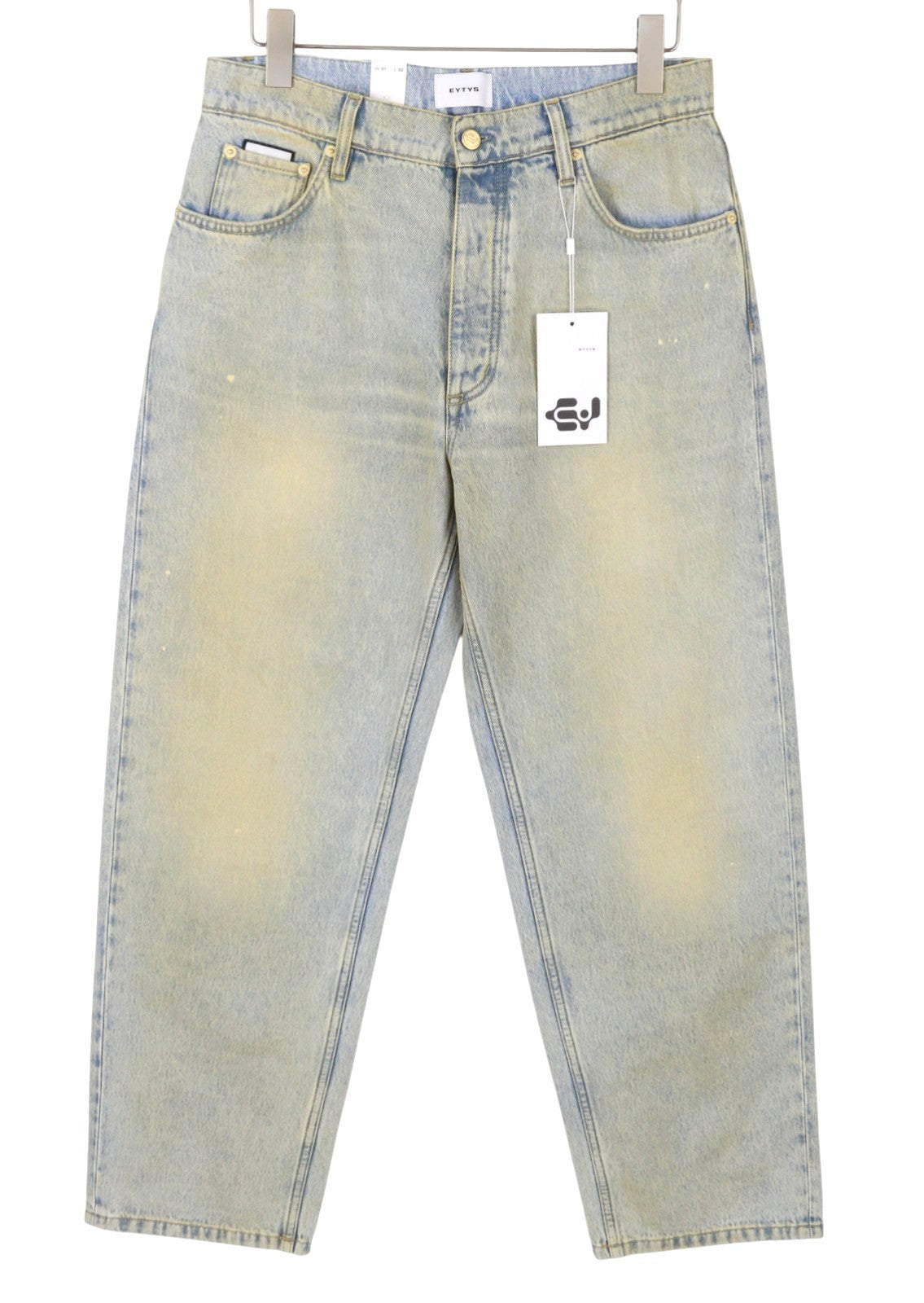 EYTYS Benz Bronze Baggy Fit Men's Jeans W31/L32 Blue Faded Aged Unisex RRP370