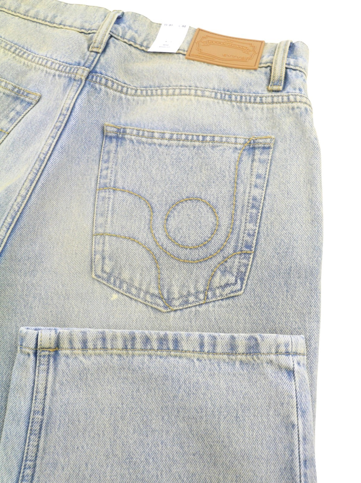 EYTYS Benz Bronze Baggy Fit Men's Jeans W31/L32 Blue Faded Aged Unisex RRP370