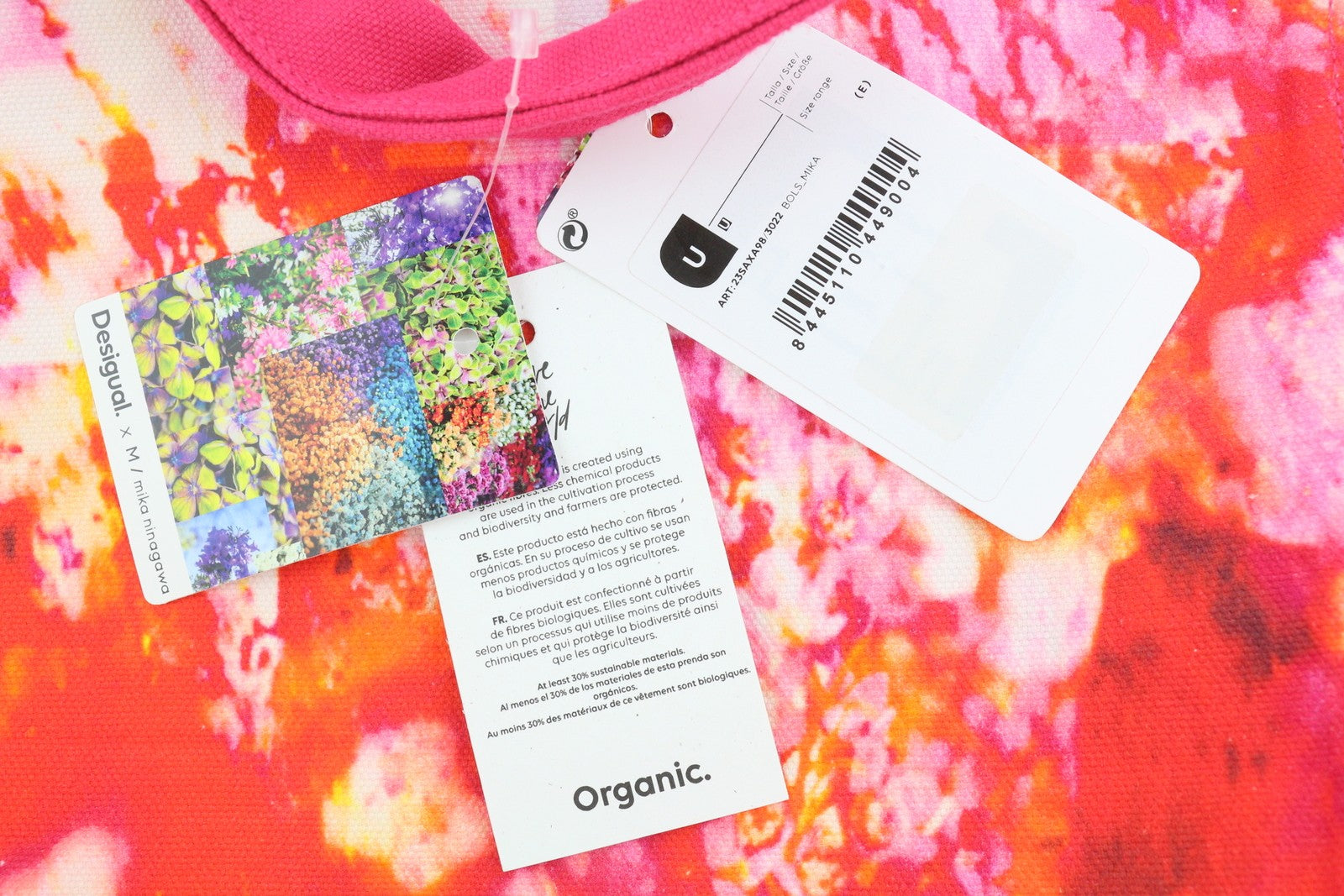 DESIGUAL x M/Mika Ninagawa Bols Women's Bag OS Colourful Pattern Tote
