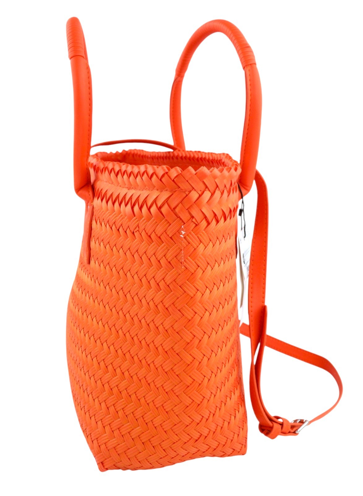 DESIGUAL Basket Braided Zaire Women's Bag OS Orange Shopping Tote