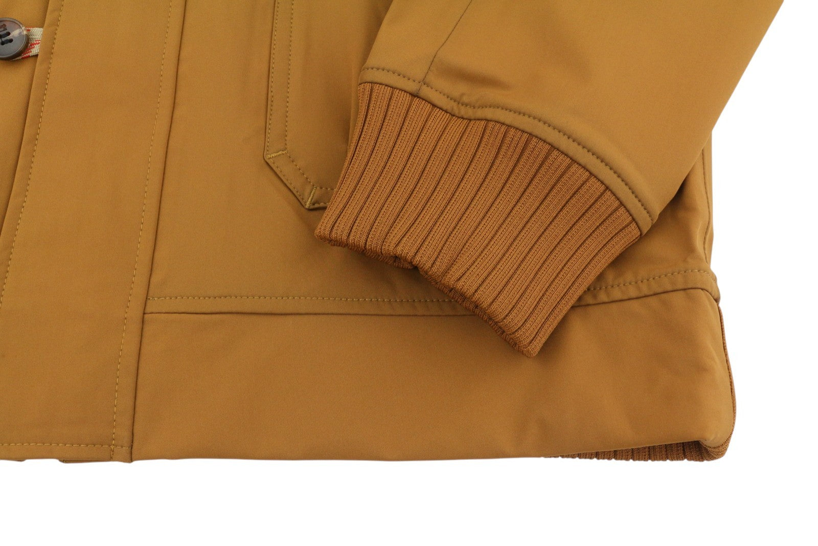 SCOTCH & SODA Men's Jacket M Brown Hooded Patch Pockets Lightweight