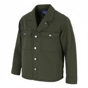 SCOTCH & SODA Men's Jacket M Dark Green Button-Up Oversized Unisex Lightweight