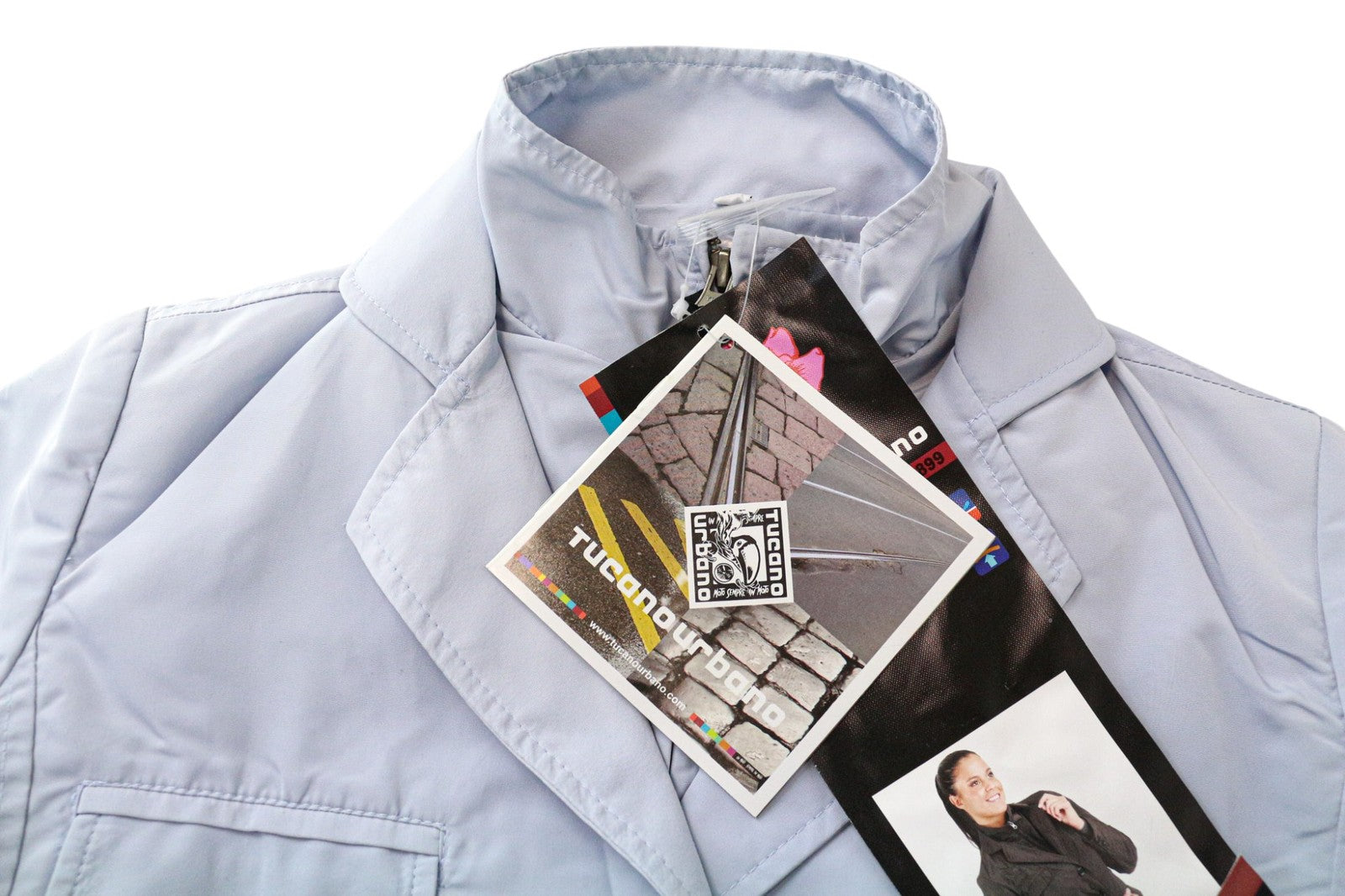 TUCANO URBANO Cottage Lady Women Jacket IT36 S Blue Grey Windproof Padded Moto