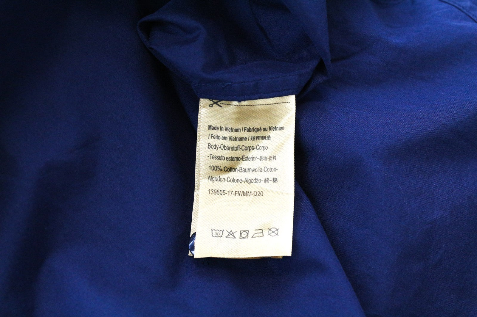 SCOTCH & SODA Ams Couture Men Shirt M Dark Blue Cotton Long Sleeve Button-Up