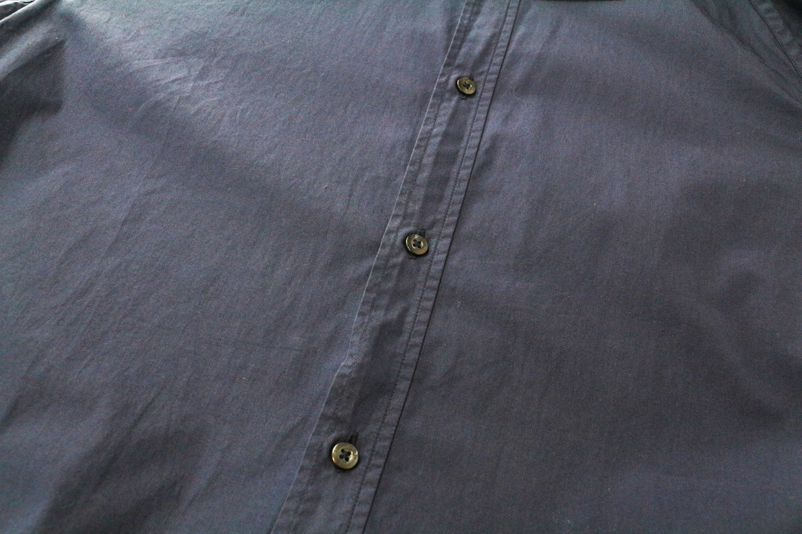 SCOTCH & SODA Ams Couture Men Shirt M Dark Blue Cotton Long Sleeve Button-Up