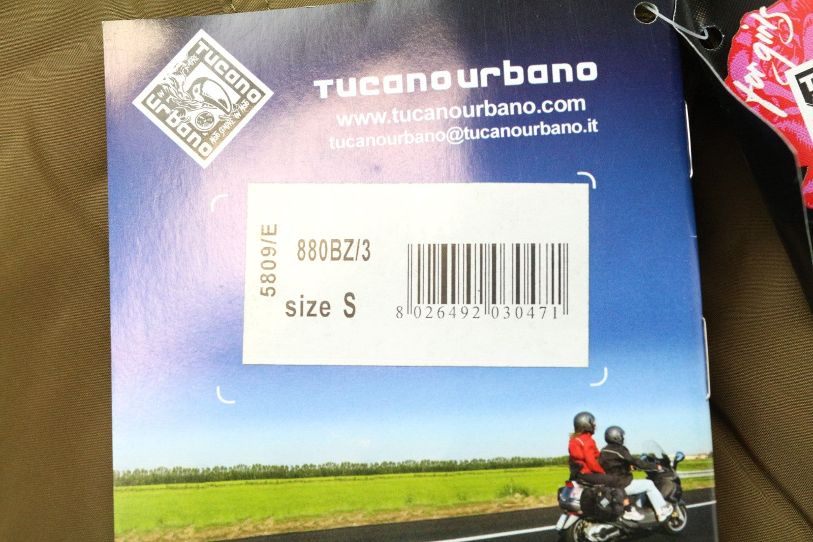 TUCANO URBANO Lori Women Jacket S Brown Windproof Thermal Padding Moto
