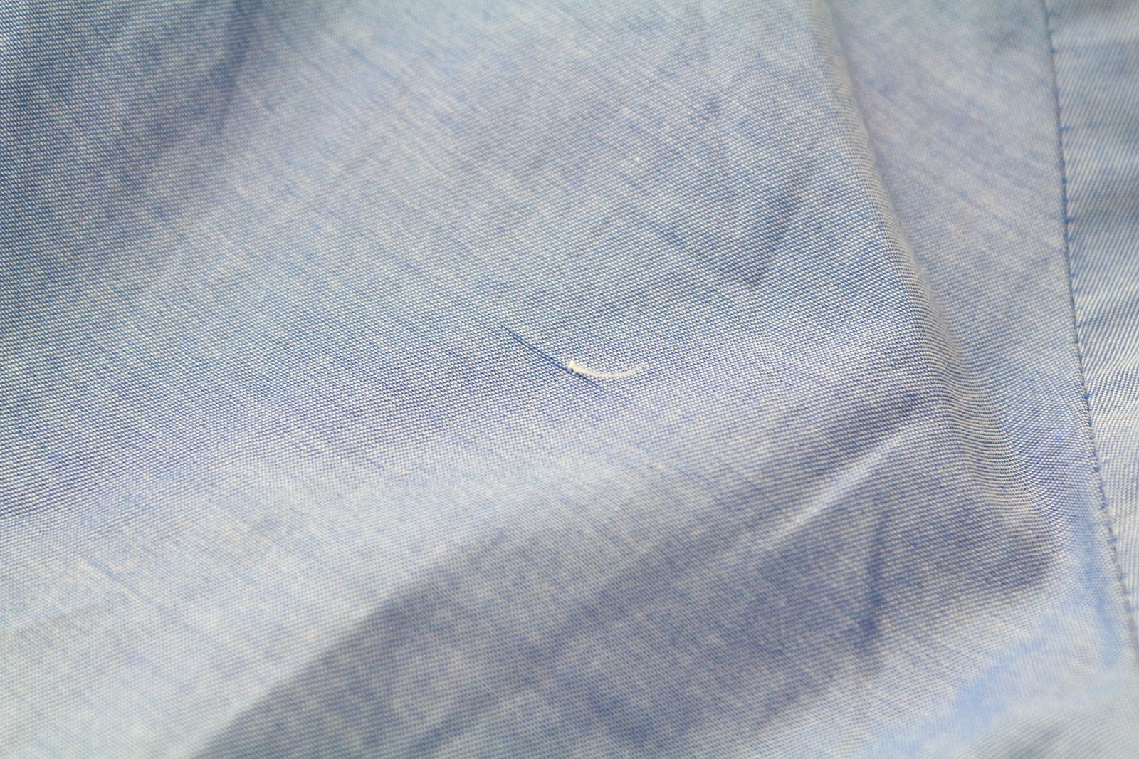 SCOTCH & SODA Ams Couture Men Shirt S Slim Blue Pure Cotton Long Sleeved