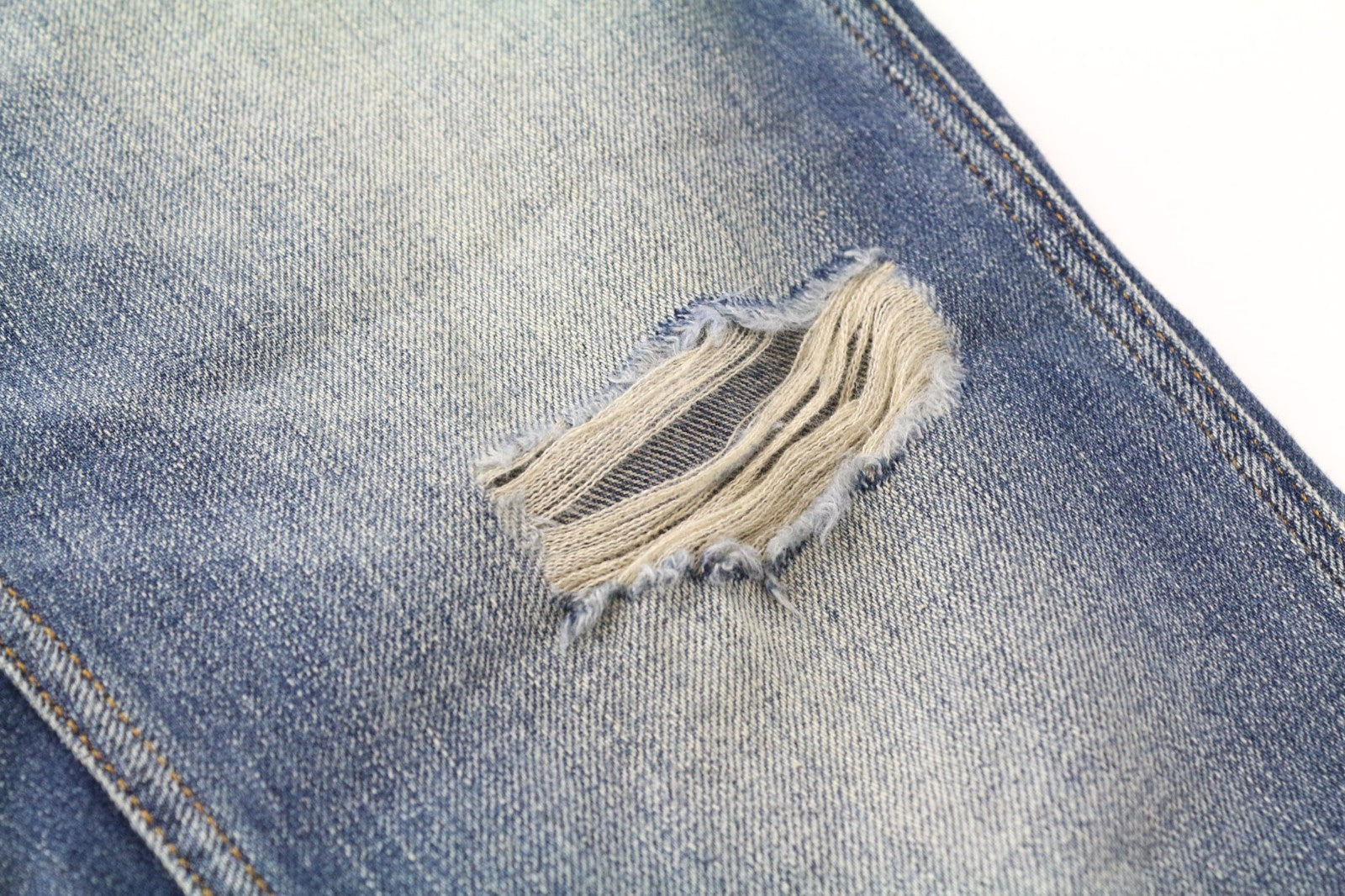 SCOTCH & SODA Bandit Women Jeans W28/L30 Linen Blue Distress Slim Tapered