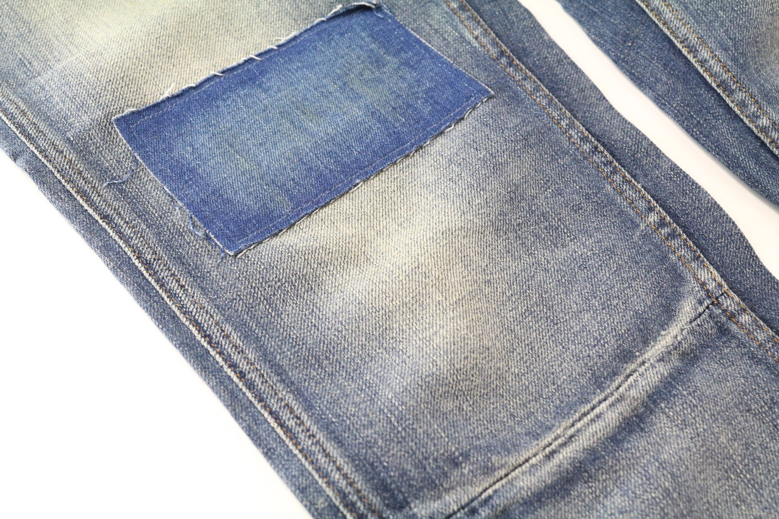 SCOTCH & SODA Bandit Women Jeans W28/L30 Linen Blue Distress Slim Tapered