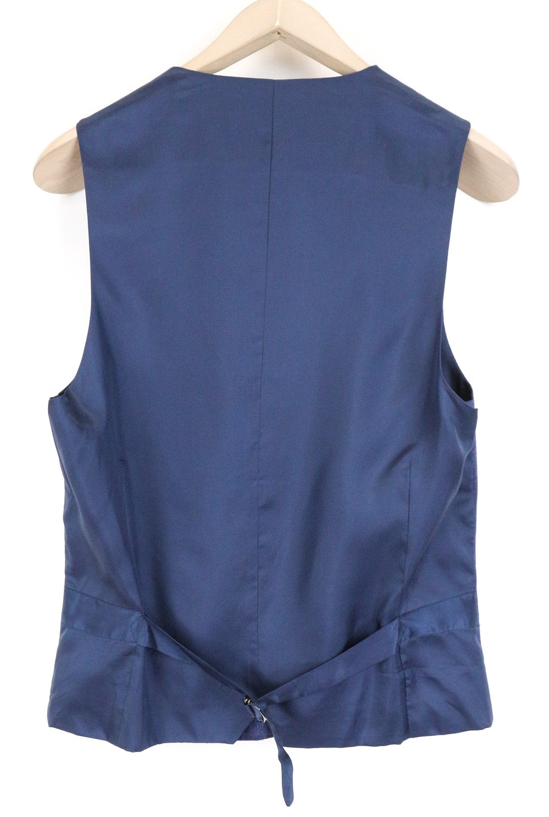 SUITSUPPLY La Spalla Men Blazer UK32R Blue 2-Piece Slim Wool Silk Linen Melange