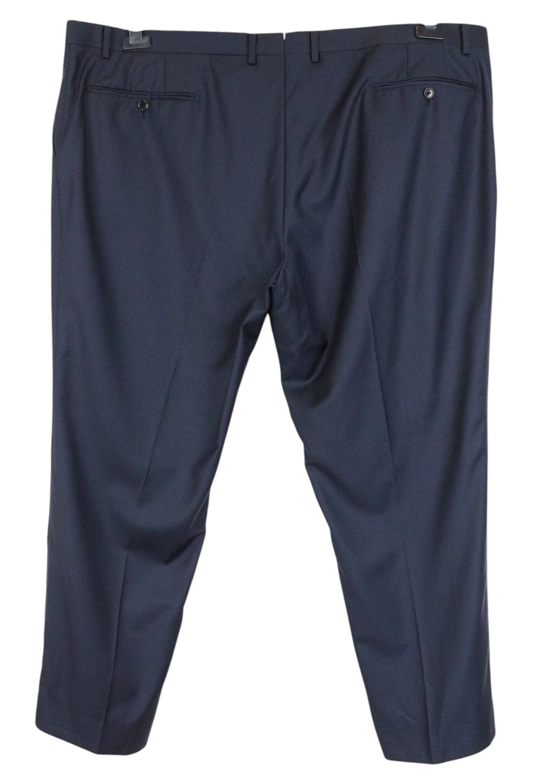SUITSUPPLY Lazio Men Suit UK58S Navy Classic 2-Piece Slim Wool Melange Formal