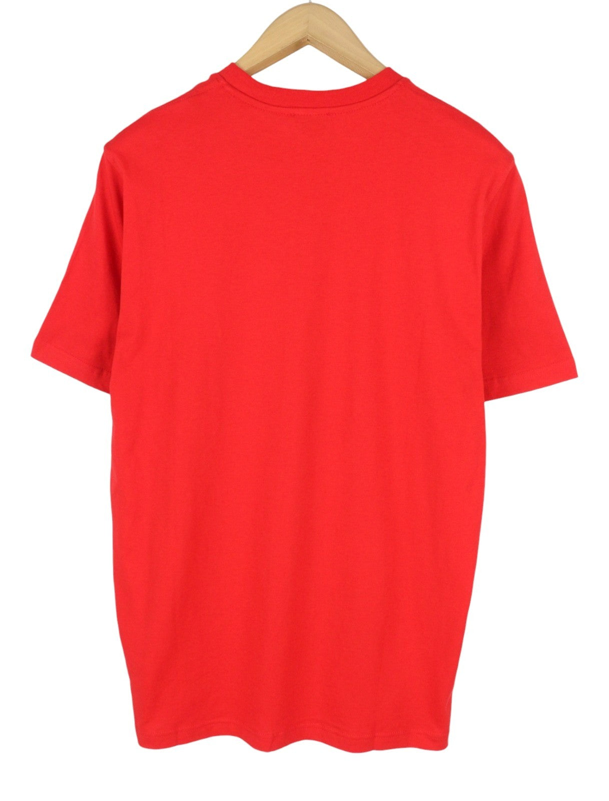 DIESEL T-Just 250232 OFF Men T-Shirt L Red Cotton Crew Collar Short Sleeve