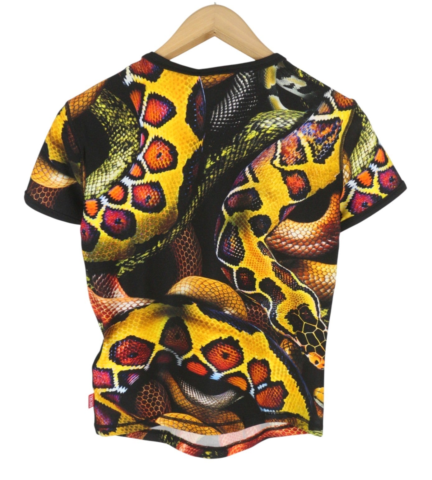 DIESEL CL-T-Uncle-Snake Women T-Shirt L Colourful Short Sleeve RRP230