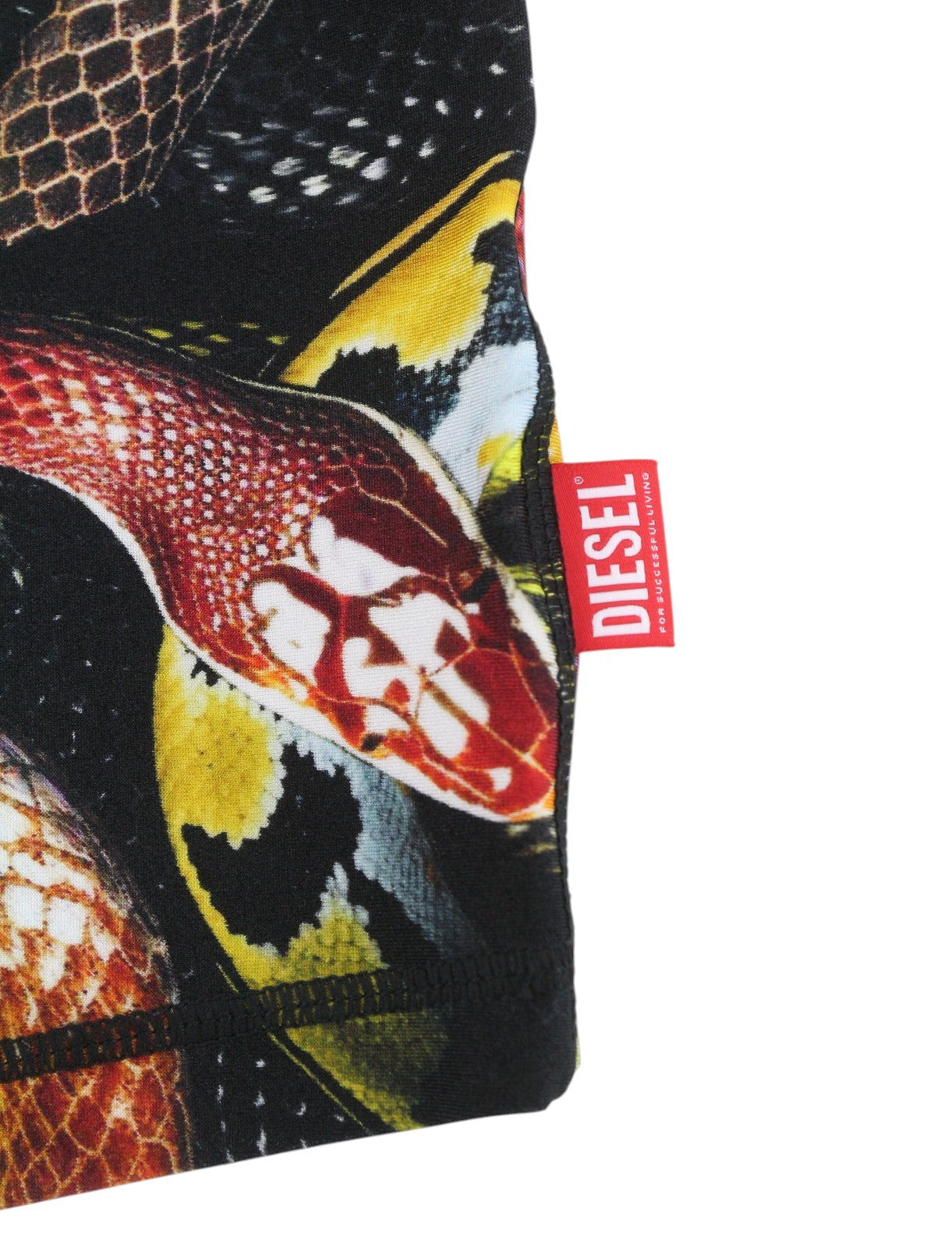 DIESEL CL-T-Uncle-Snake Women T-Shirt L Colourful Short Sleeve RRP230