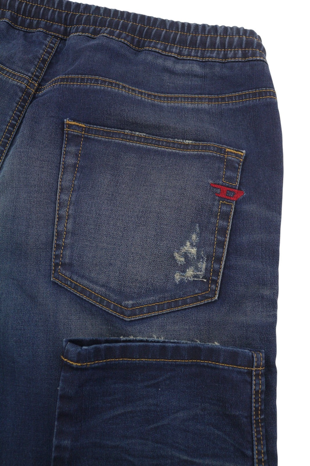 DIESEL 2060 D-Strukt Jogg 068JD Men Jeans W32 Blue Faded Distress RRP295