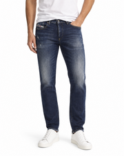 DIESEL 2019 D-Strukt R917I Men Jeans W32/L32 Blue Faded Distress Slim RRP195