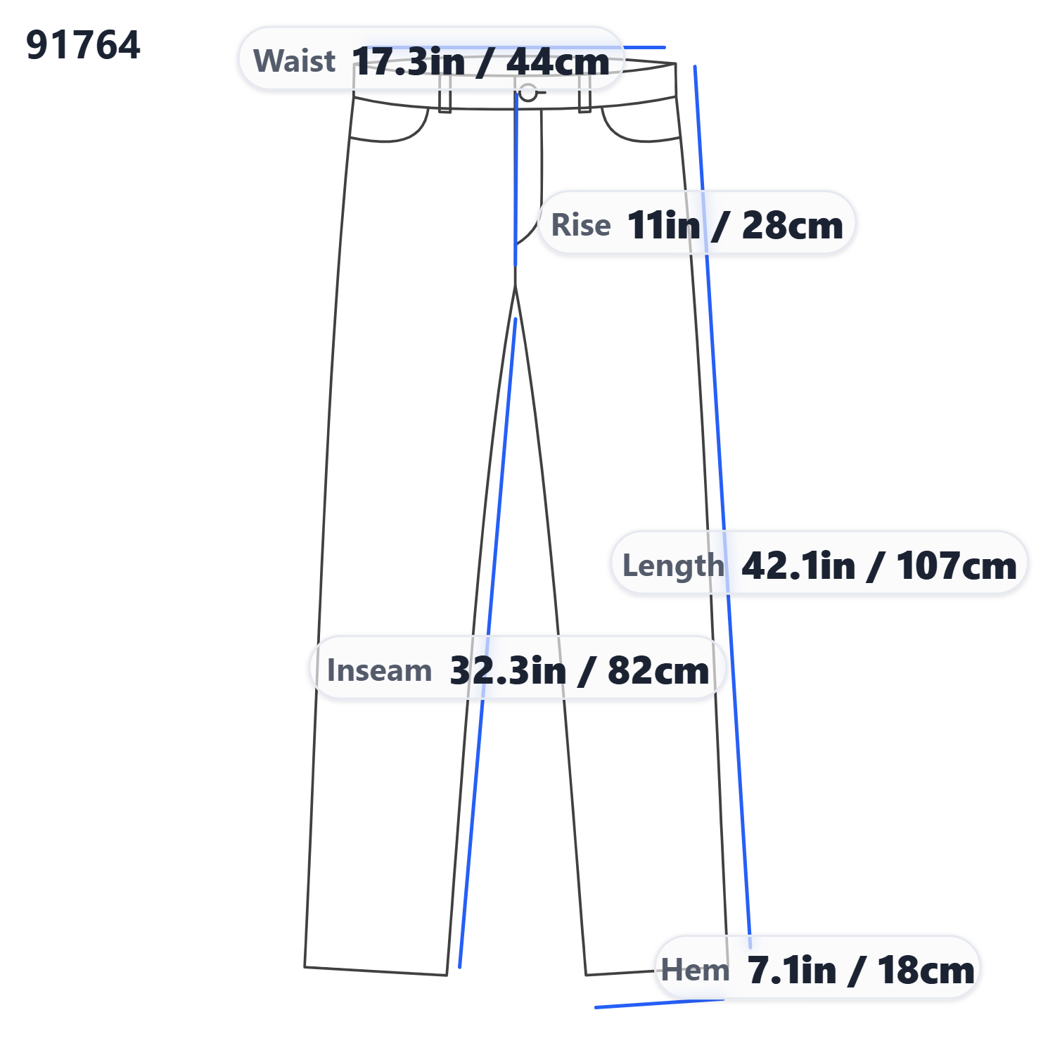 DIESEL 2023 D-Finitive 09F89 Men Jeans W32/L32 Blue Faded Tapered Fit RRP150
