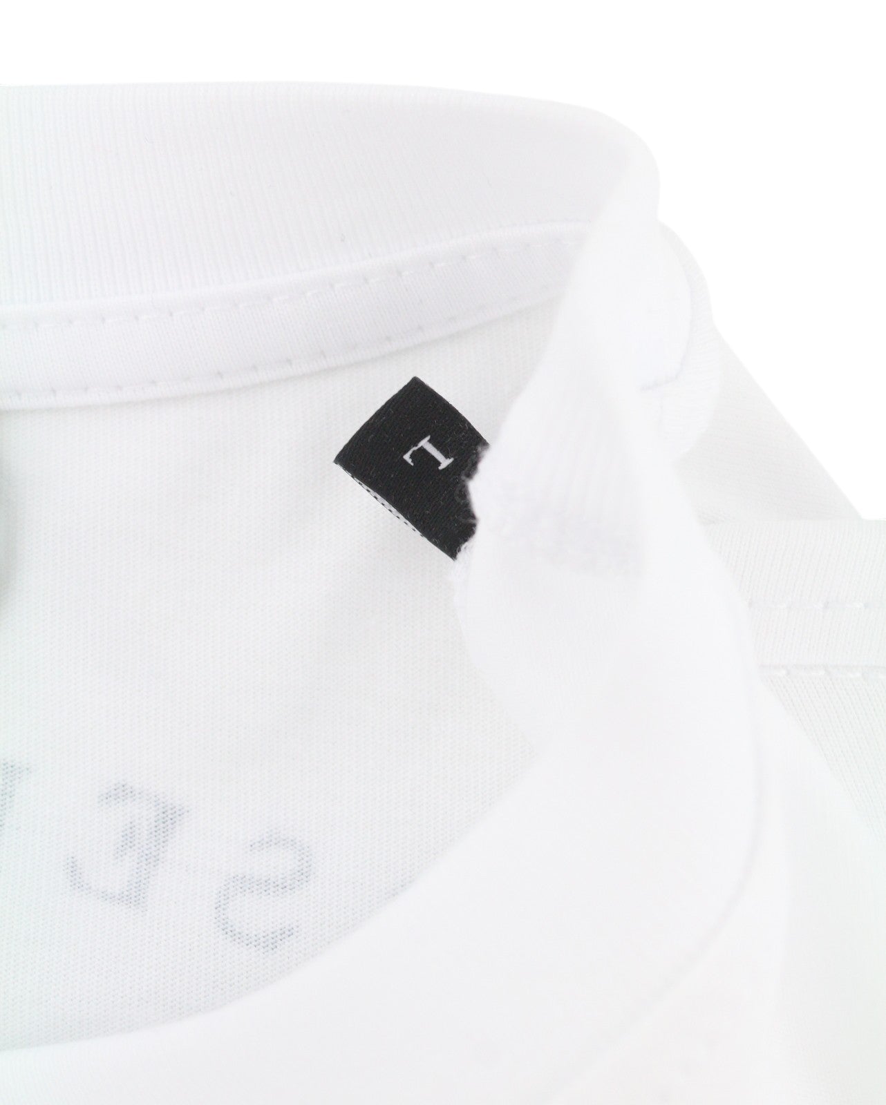 DIESEL T-Just-L4 Men T-Shirt L White Cotton Tricot Crew Neck Short Sleeve