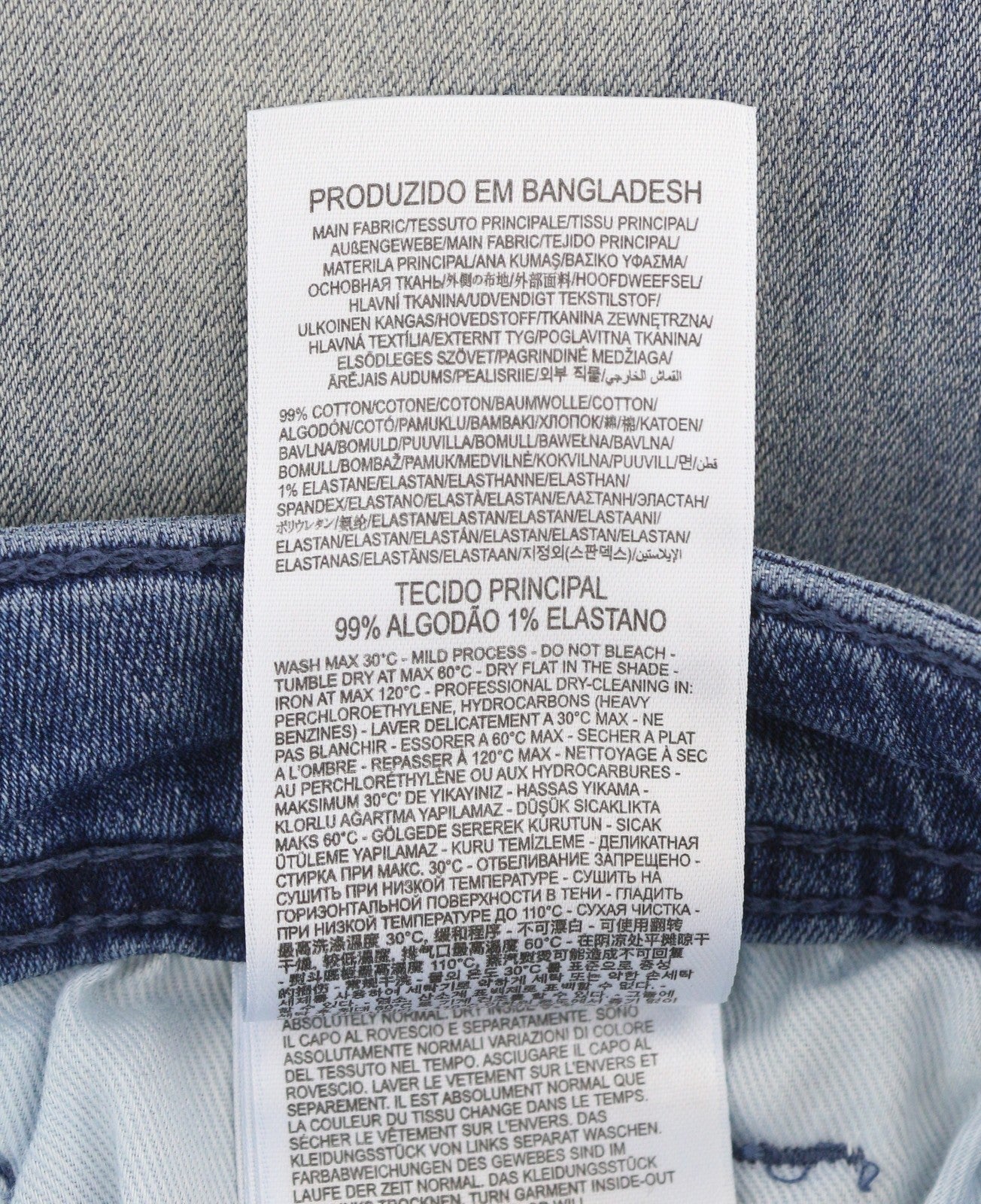 DIESEL 1979 Sleenker RBG04 Men Jeans W34/L32 Blue Distress Faded Skinny RRP195