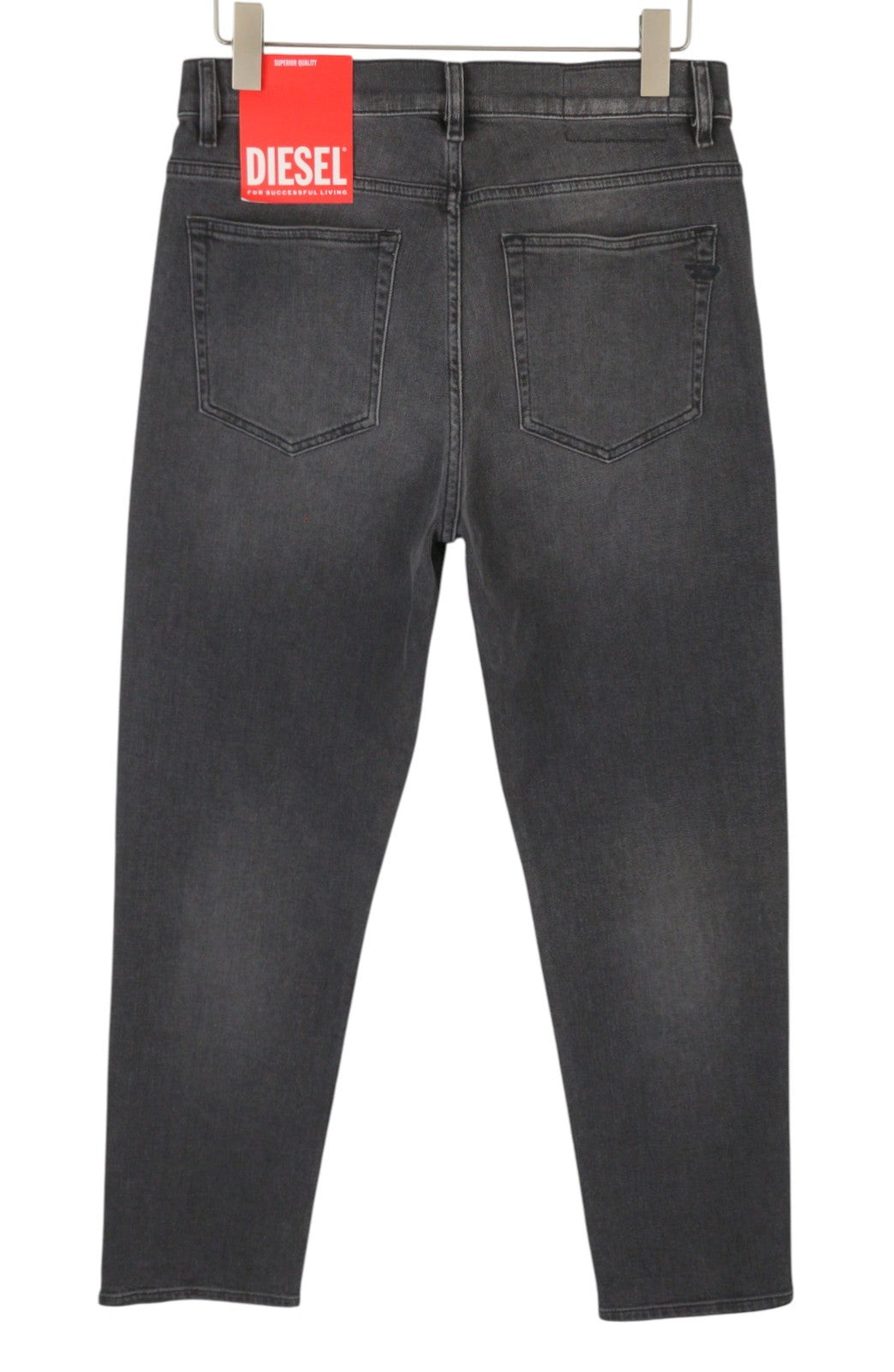 DIESEL 2020 D-Viker 09E94 Men's Jeans W30/L32 Grey Faded Regular Straight Leg