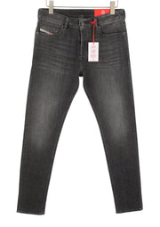 DIESEL D-Luster 09G82 Men's Jeans W32/L34 Grey Faded Whiskers Slim Fit