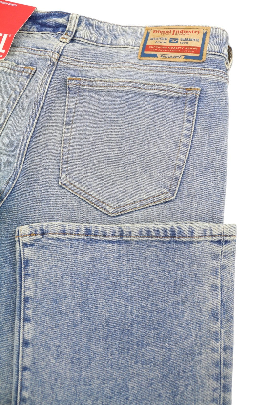DIESEL 1969 D-Ebbey 09E86 Women's Jeans W30/L32 Blue Faded Low Waist Bootcut
