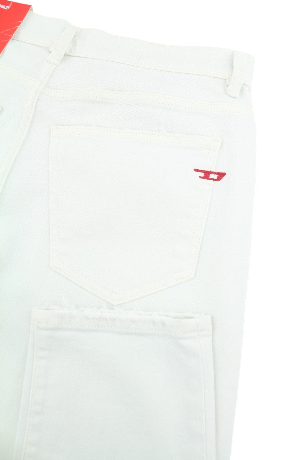DIESEL 2019 D-Strukt 09F26 Men's Jeans W30/L32 White Slim Fit Zip Fly Denim
