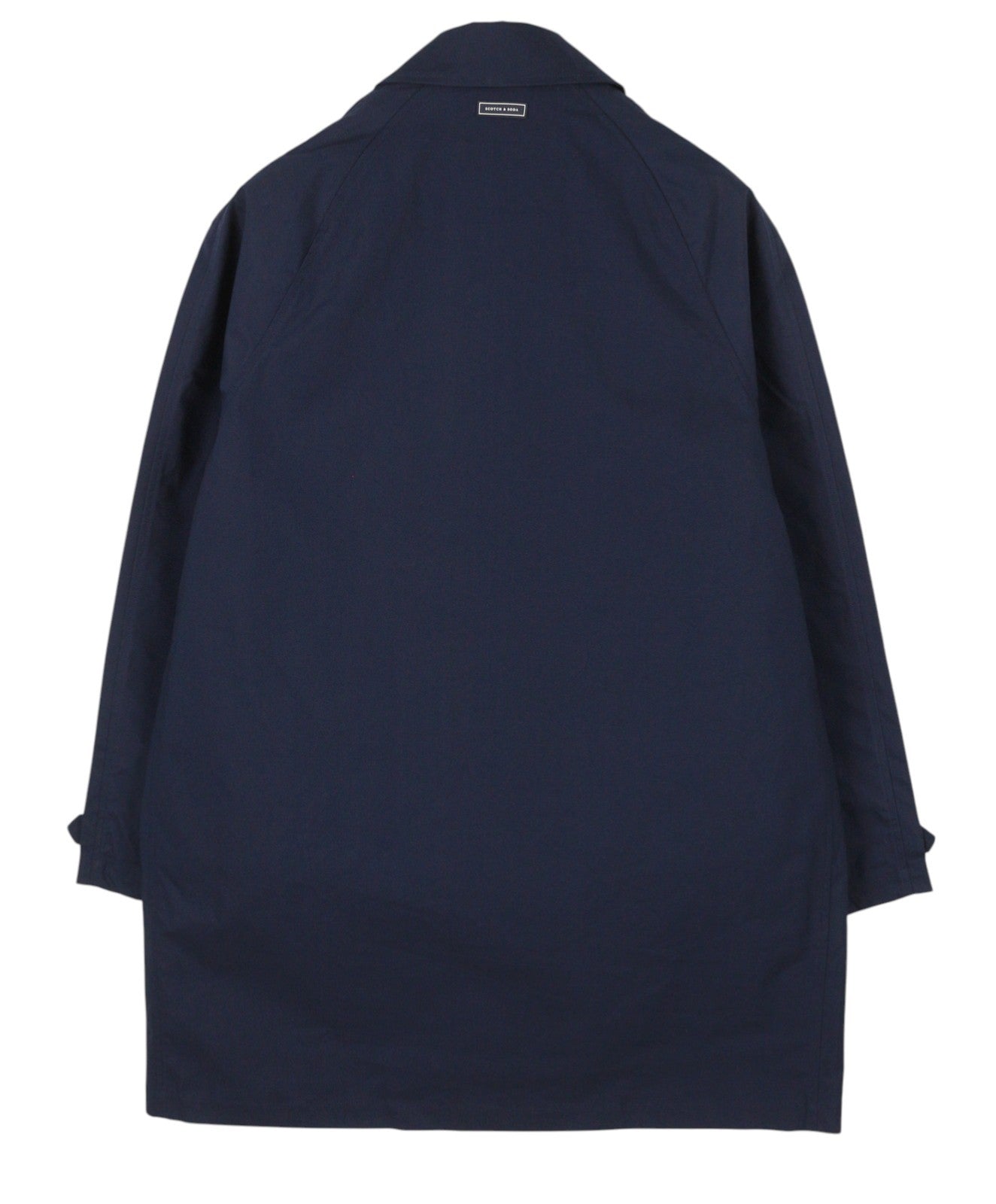 SCOTCH & SODA Men's Jacket M Dark Blue Double Garment Hidden Button Mid-Length
