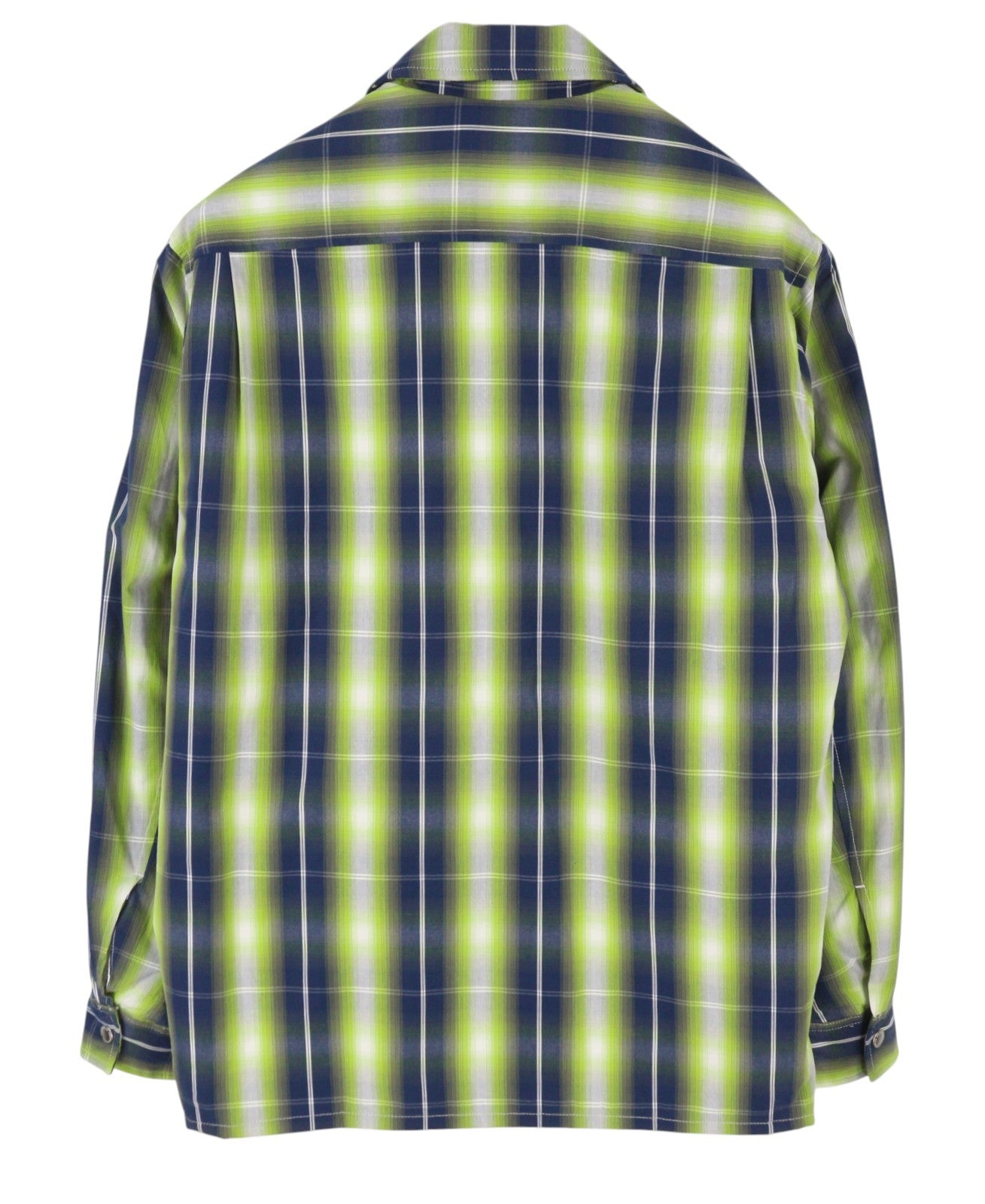 SCOTCH & SODA Men's Jacket M Green Plaid Print Padded Snap Buttons Lightweight