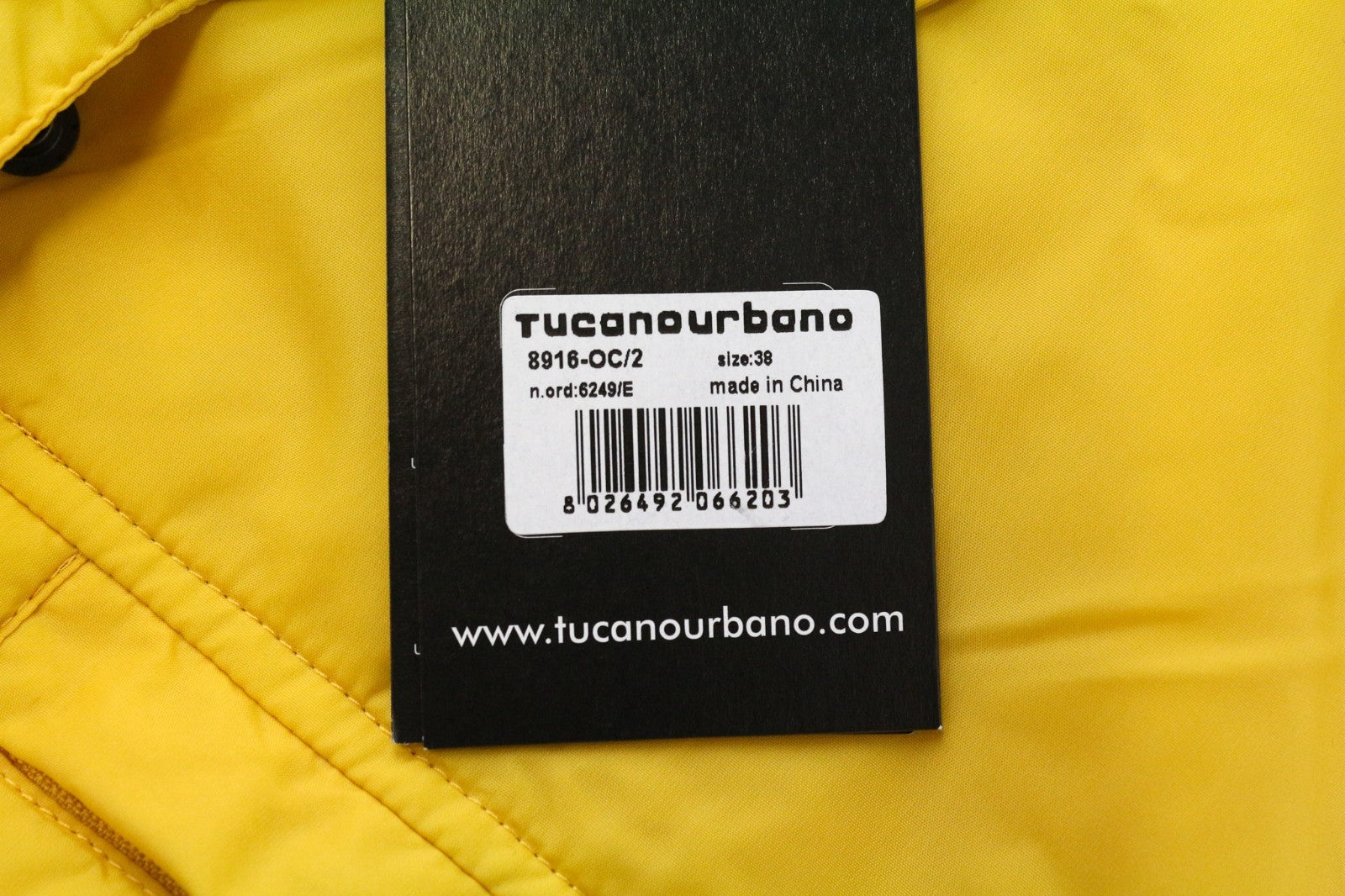 TUCANO URBANO Mercoledi Women Jacket IT38 Yellow Motorcycle Breathable Windproof