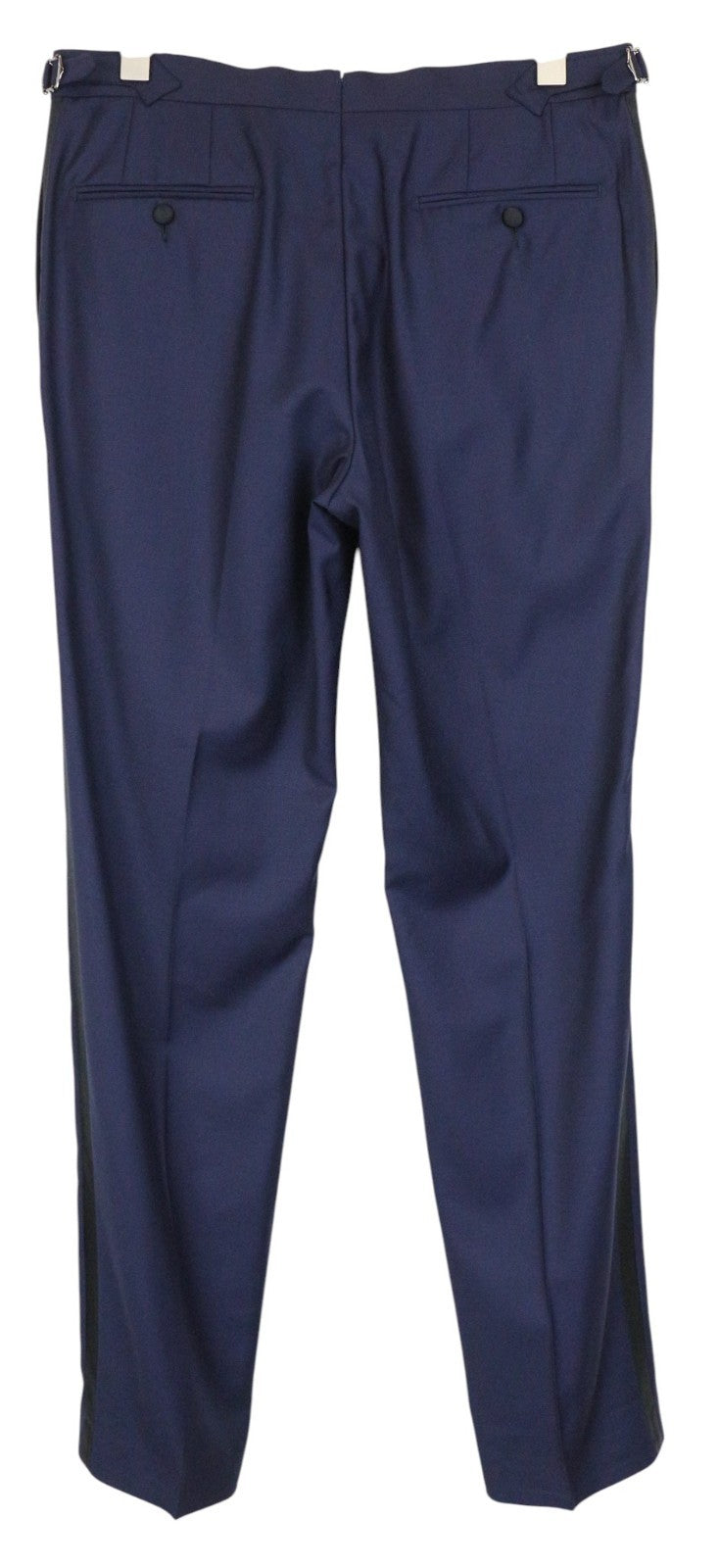 SUITSUPPLY U-Neck Men Suit UK40R Tux Trousers Waistcoat Pure Wool Blue 2 Piece