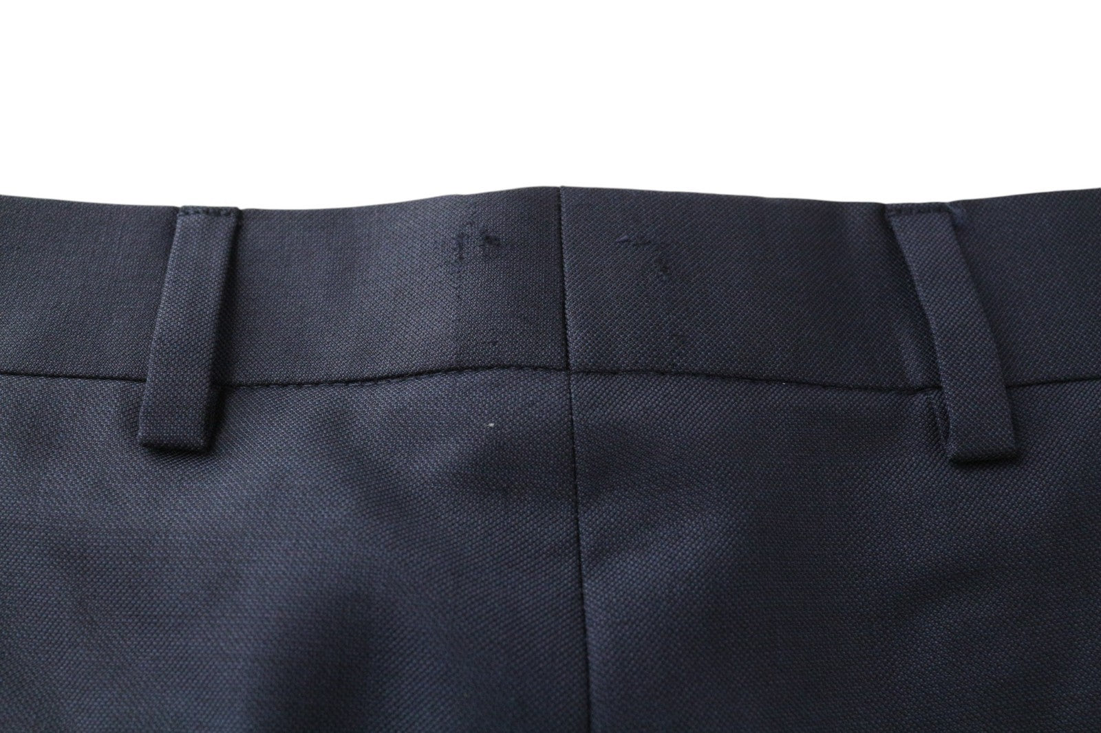 SUITSUPPLY La Spalla Men Suit UK38S Single-Breasted Pleated Wool Blue 2 Piece
