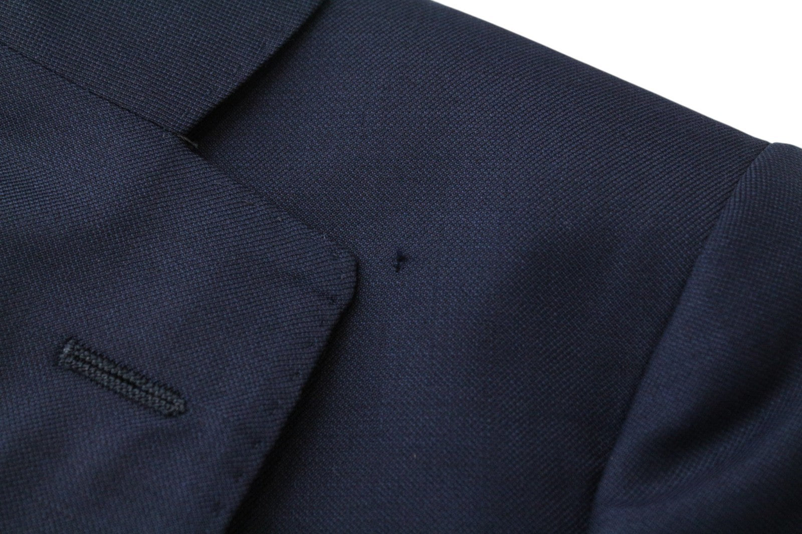 SUITSUPPLY Lazio Men Suit UK32R Lined Pure Wool Super 110's Slim Blue 2 Piece