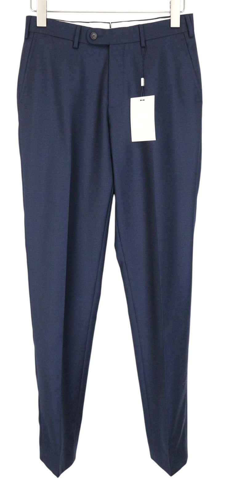 SUITSUPPLY Lazio Men Suit UK32R Lined Pure Wool Super 110's Slim Blue 2 Piece