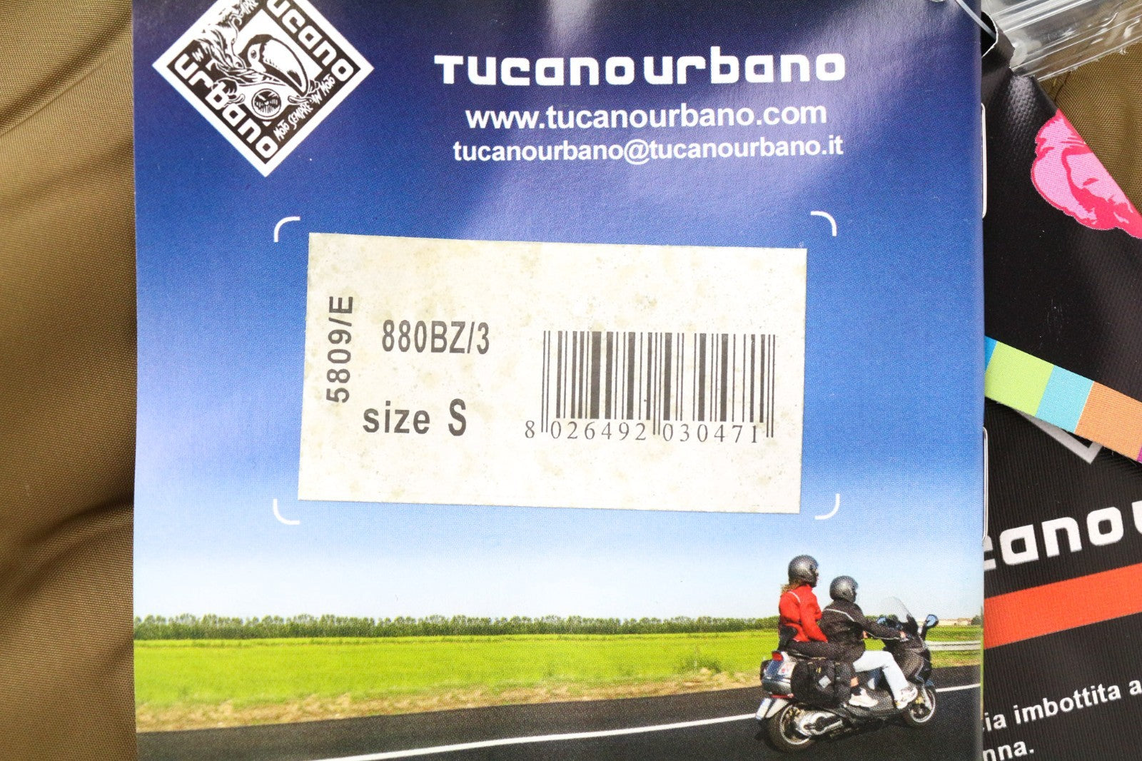 TUCANO URBANO Lori Women Jacket S Brown Thermal Padded Windproof Breathable
