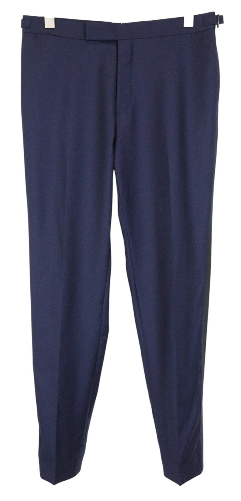 SUITSUPPLY U-neck Men Suit UK38R Trousers Waistcoat Formal Wool Blue 2 Piece