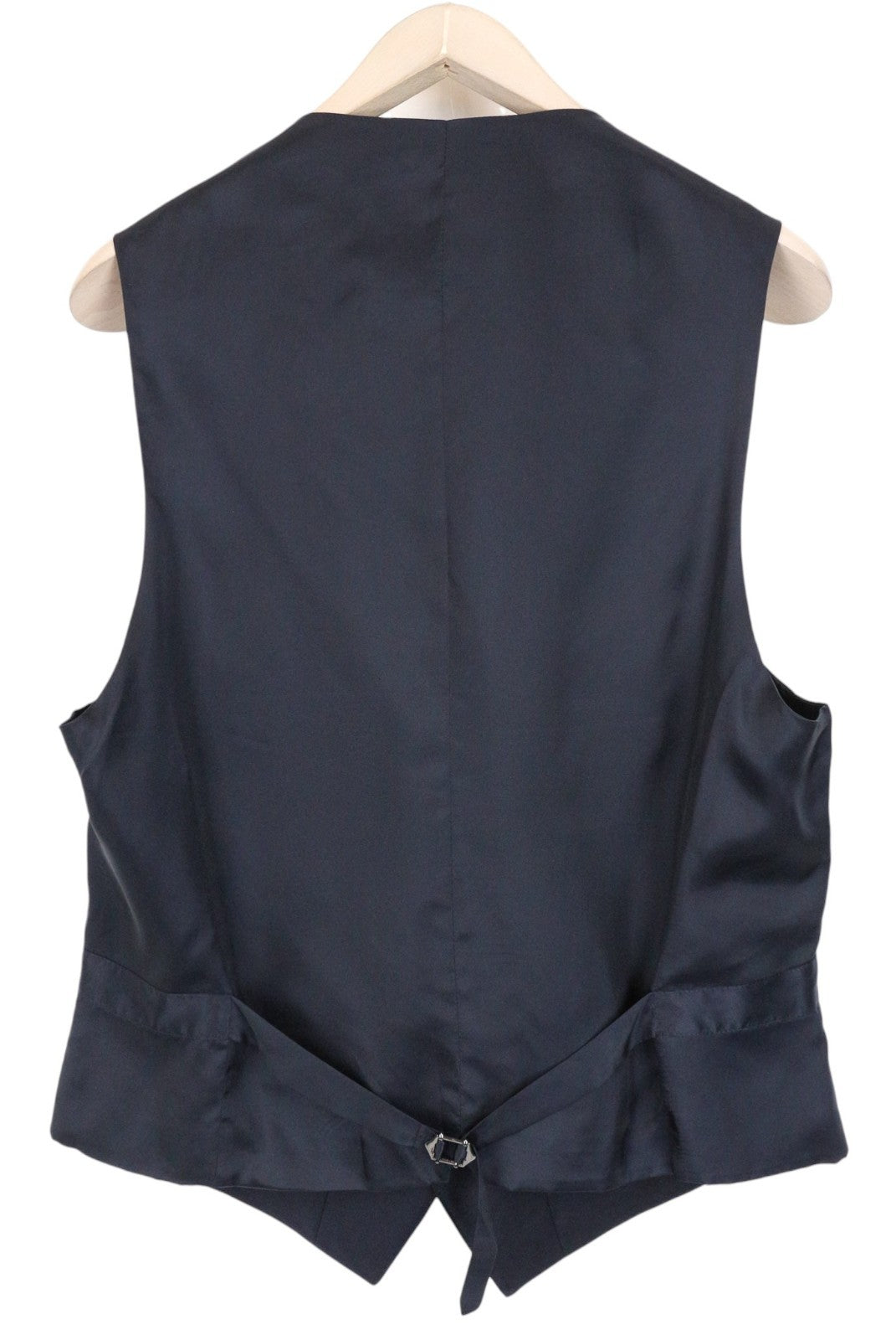 SUITSUPPLY Ferrara Men Suit UK42R Trousers Waistcoat Pleated Wool Blue 2 Piece